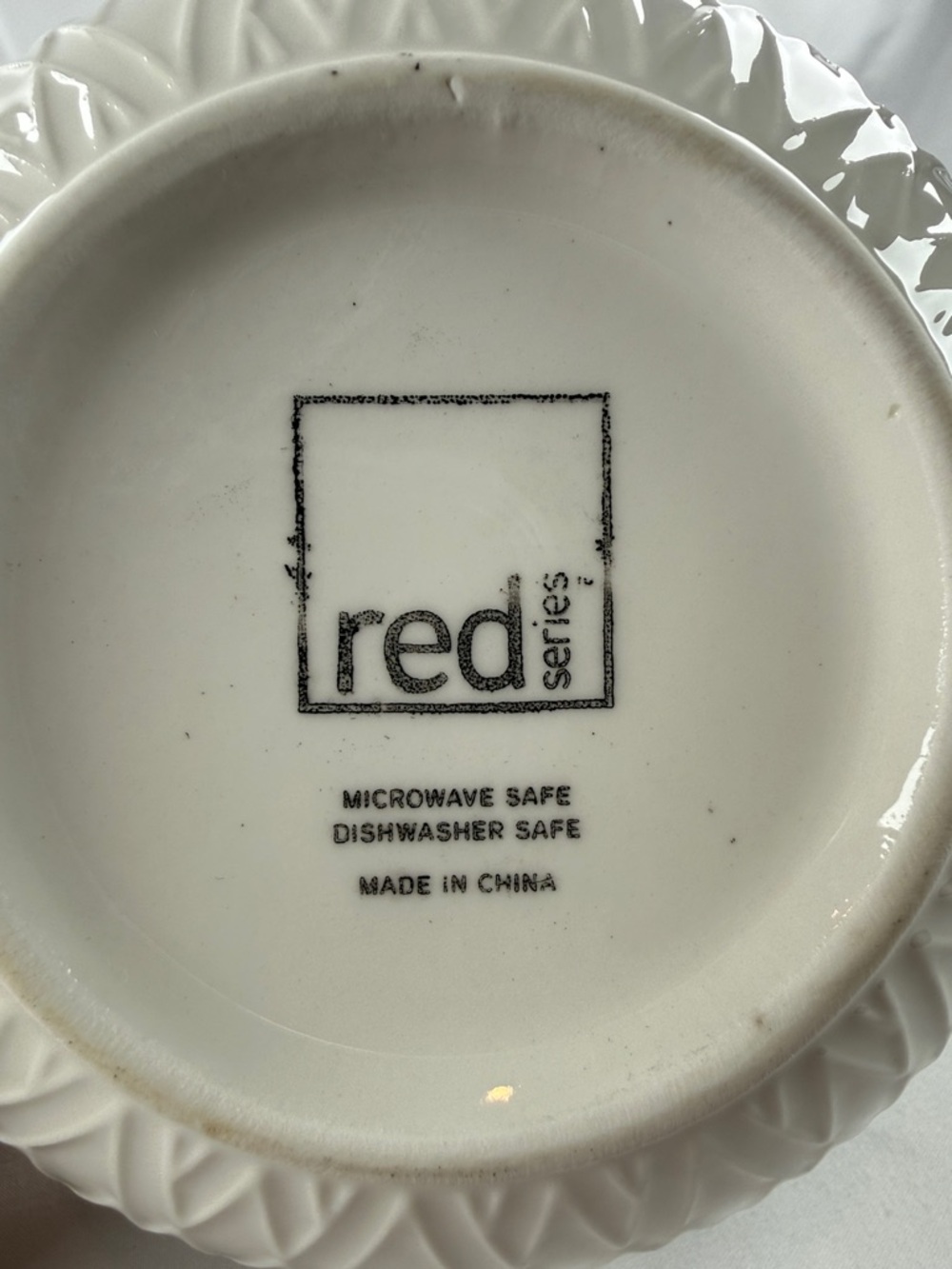 Set of 4 Gibson Elite Red Series Lexington Dinnerware Ceramic Bowl - Picture 2 of 6